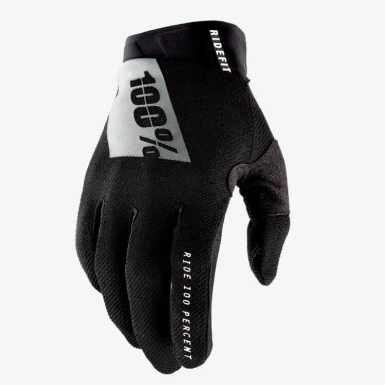100% RIDEFIT GLOVES BLACK