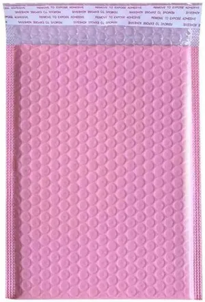 10/50Pcs Pink Poly Bubble Mailers Padded Envelopes Bulk Bubble Lined Wrap Polymailer Bags for Shipping Packaging Maile Self Seal(Pink 20pcs,15 * 20cm)