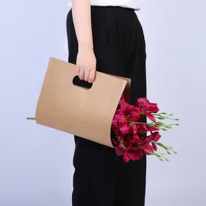 10pcs Kraft Paper Flowers Arrangement Bags