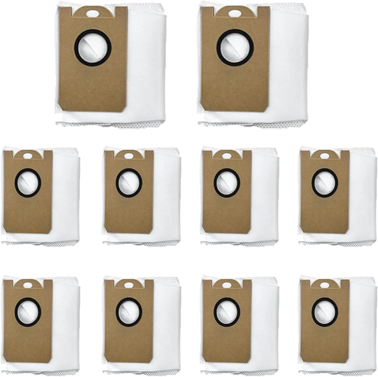 10PCS Replacement Dust Bags for Honiture Q6 / Honiture Q6 SE/iHome AutoVac Nova Self Empty iHRV6 iHRV11 iHRV14Vacuum Bag Accessories parts