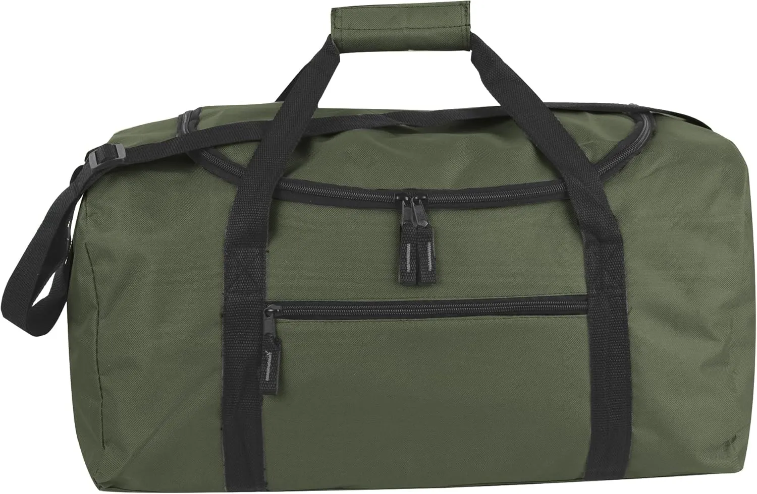 20 Inch, 40 Liter Duffel Bag for Men, Women Travel Weekender Overnight Carry-on Shoulder Duffel Tote Bag (Green)