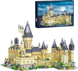 3000 PCS Micro Mini Blocks Magic Castle Building Blocks Toys,Creative Ideals Hog Tower Building Sets, Best Choice for 14  Boys, Girls or Adults