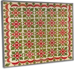 3dRose, Print of Pennsylvania Quilt From 1845, Museum Grade Canvas Wrap 10x8