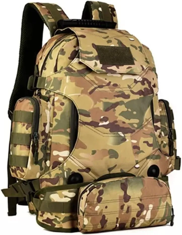 40L Backpack Three-in- Multifunctional Backpack Cycling Mountaineering Bag Travel Hiking Bag(A)