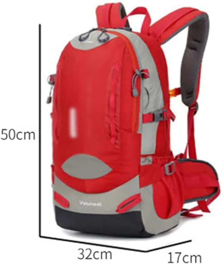 40L Camping Mountaineering Backpack Hiking Backpack Travel Bag Multifunctional Outdoor Backpack(Black)