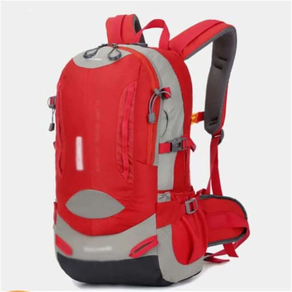 40L Camping Mountaineering Backpack Hiking Backpack Travel Bag Multifunctional Outdoor Backpack(Black)