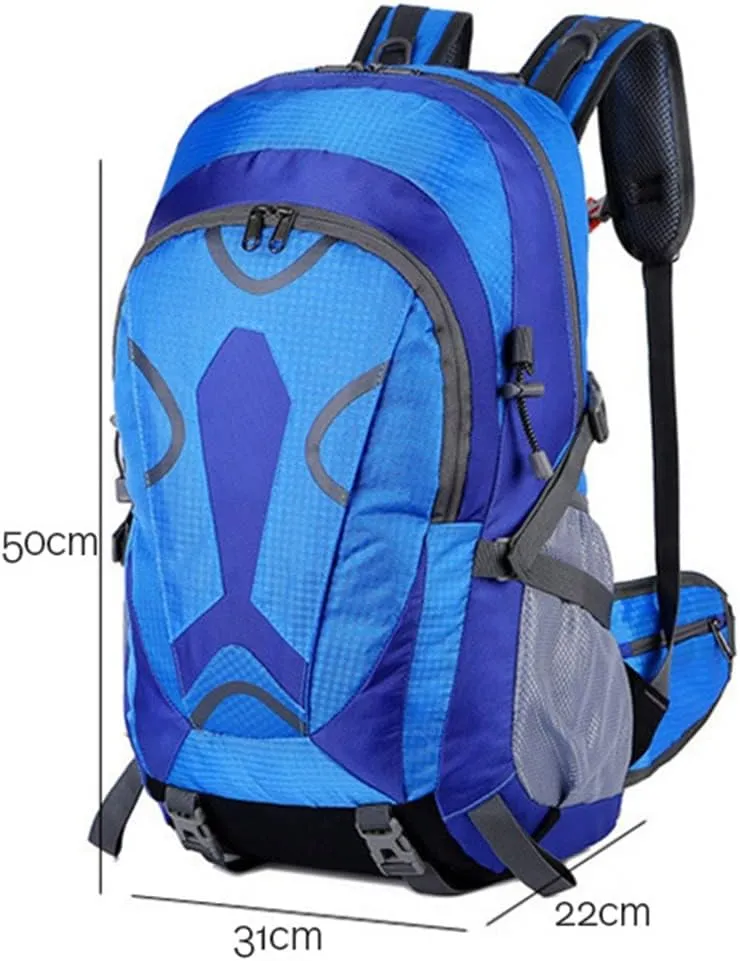 40L Outdoor Sports Backpack Large Capacity Travel Backpack Hiking Mountaineering Backpack(Black)