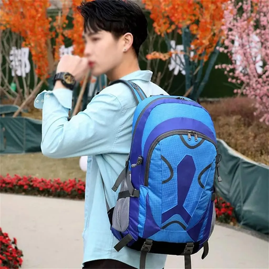 40L Outdoor Sports Backpack Large Capacity Travel Backpack Hiking Mountaineering Backpack(Black)