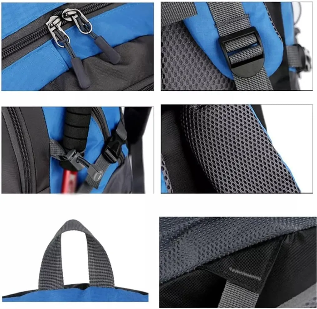 40L Outdoor Sports Backpack Travel Backpack Large Capacity Hiking Bag(D)