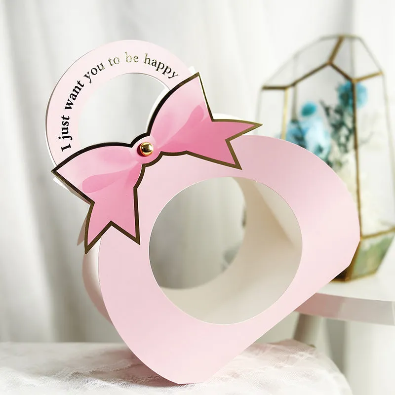 4pcs Flower Arrangement Box with Bow