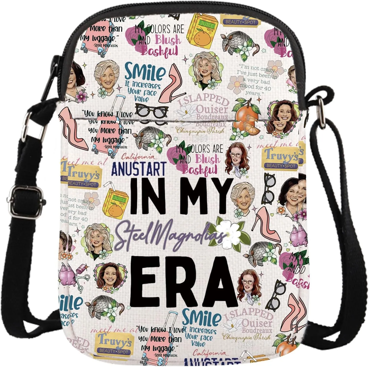 80s Movie Inspired Gift Movie Merchandise In My Magnolias Era Crossbody Bag For Magnolias Movie Fans