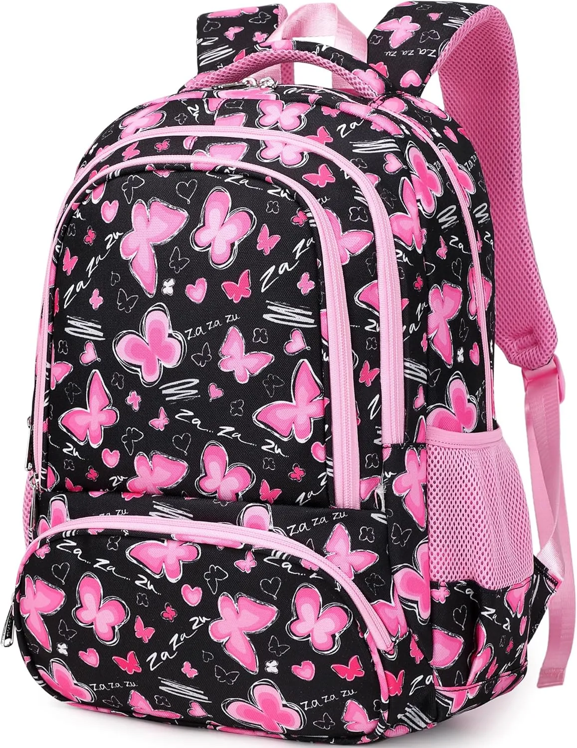 abshoo Lightweight Butterfly Kids Backpack For School Girls Elementary Kindergarten Bookbag School Bags Pink (Butterfly)