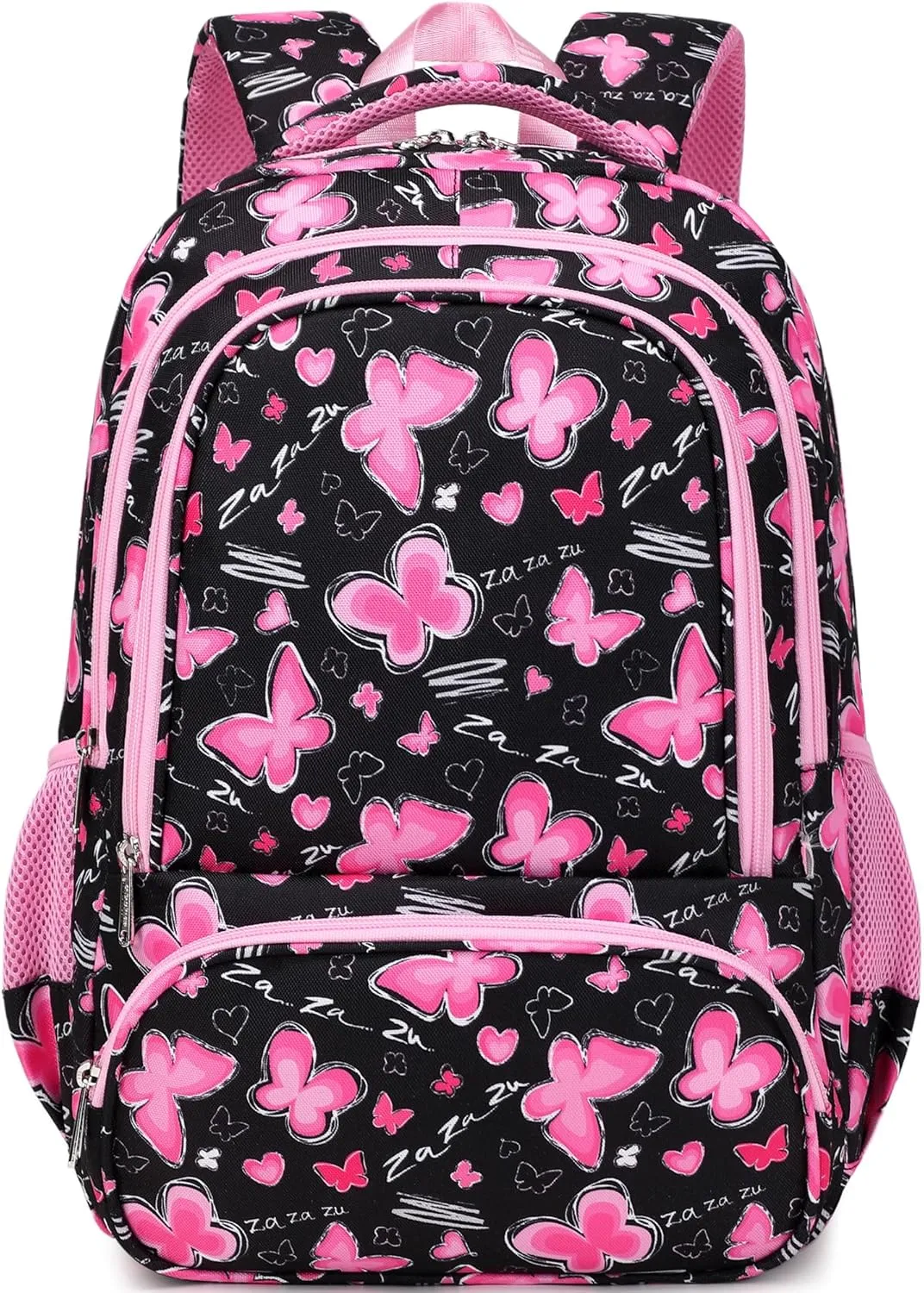 abshoo Lightweight Butterfly Kids Backpack For School Girls Elementary Kindergarten Bookbag School Bags Pink (Butterfly)