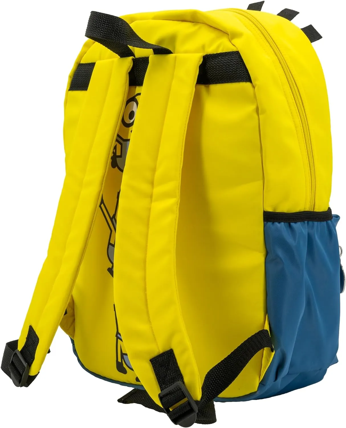 AI ACCESSORY INNOVATIONS Despicable Me Minions Backpack for Boys & Girls, Kids 16 Inch Schoolbag with 3D Features, Yellow