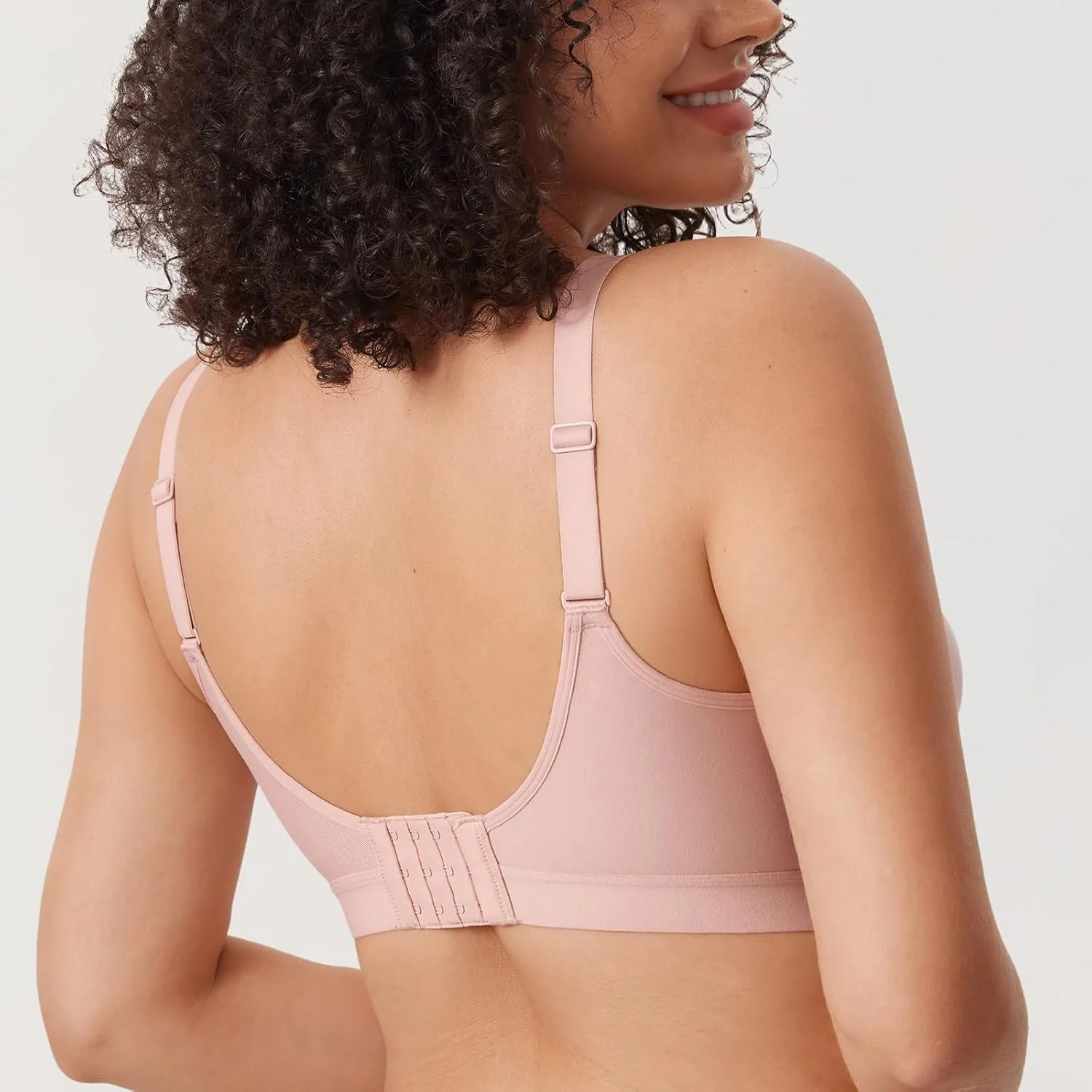 AISILIN Women's Wireless Plus Size Bra Cotton Support Comfort Unlined Sleep