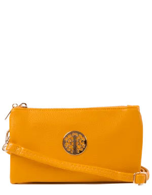 Amber Yellow Clutch Bag | Toni