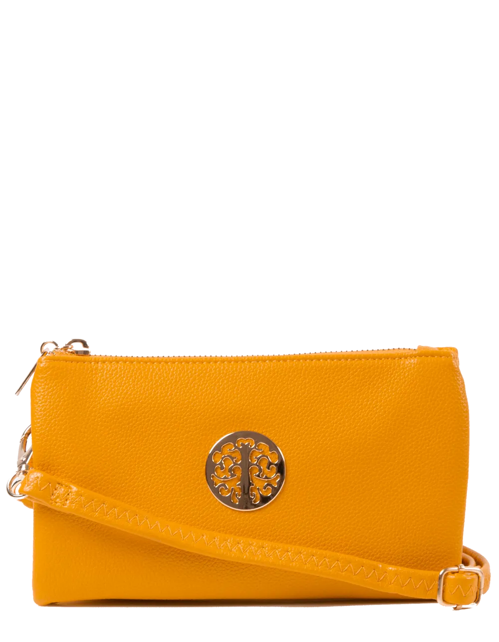 Amber Yellow Clutch Bag | Toni