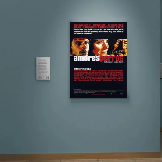 Amores perros Canvas Print | Film Design | Gael Garcia Bernal Art Print
