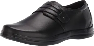 Apex Shoe's A830W Linda Classic Monk Strap, Black, 8.5