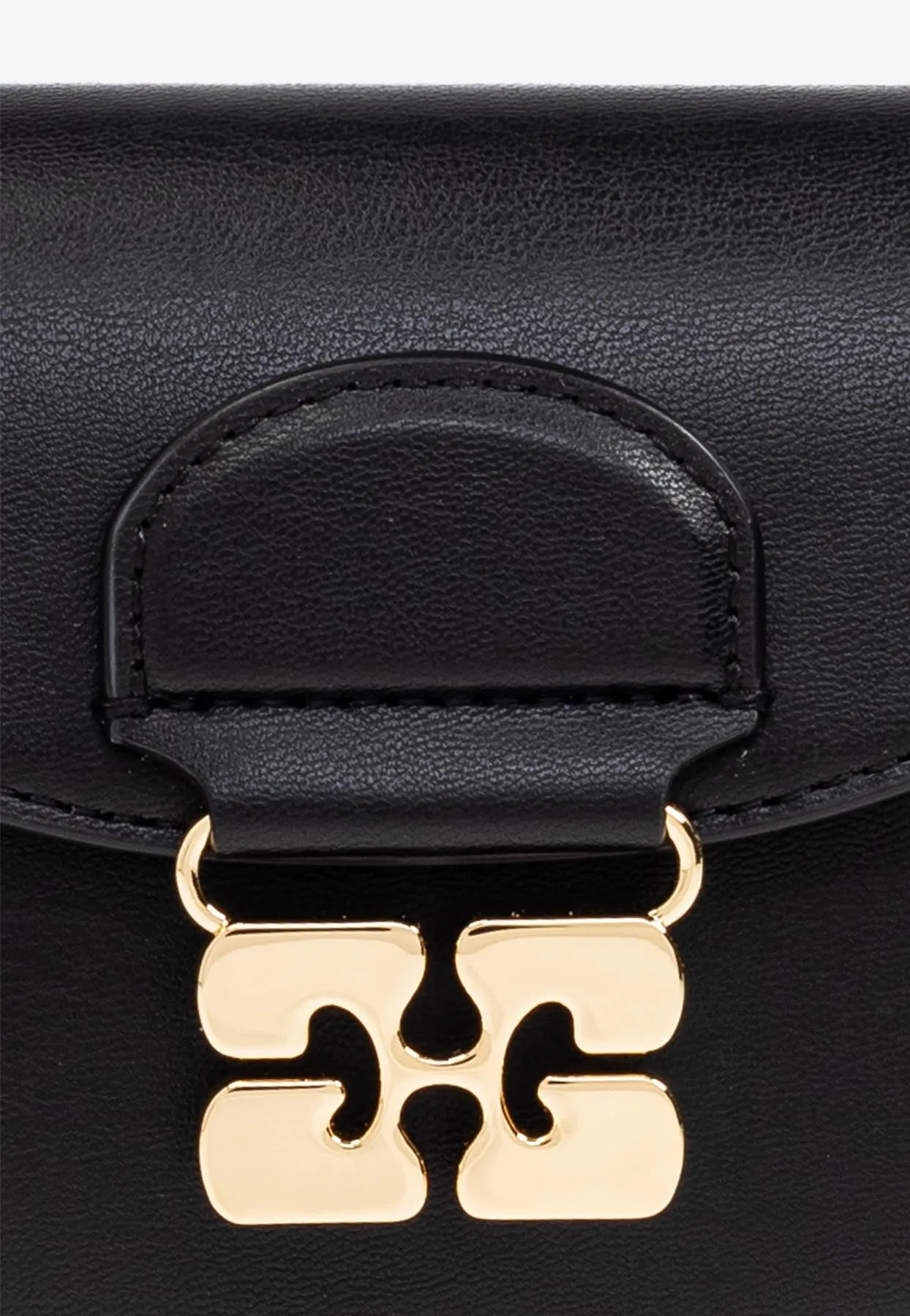 Apo-G Leather Chain Clutch