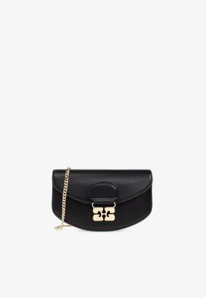Apo-G Leather Chain Clutch