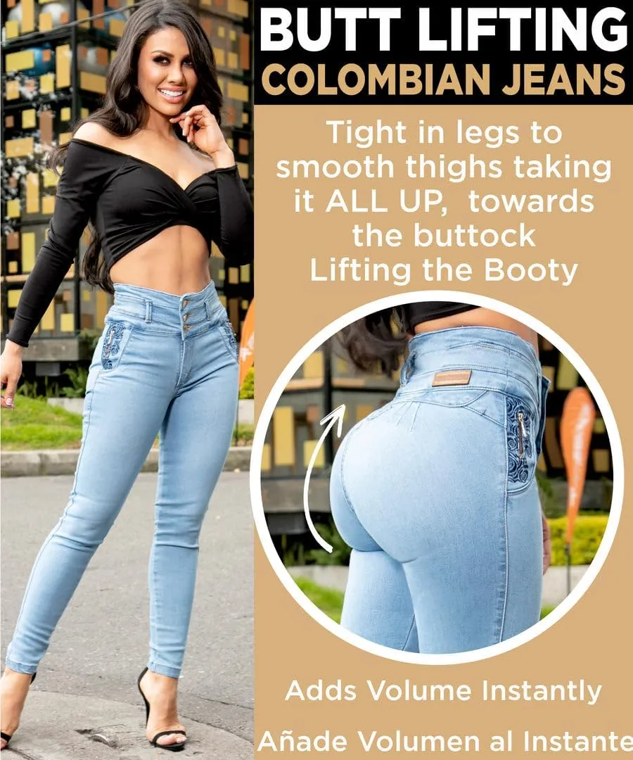 ARANZA Pantalones Colombianos Levanta Cola Butt Lifting Colombian Jeans