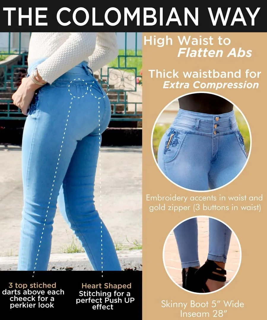 ARANZA Pantalones Colombianos Levanta Cola Butt Lifting Colombian Jeans