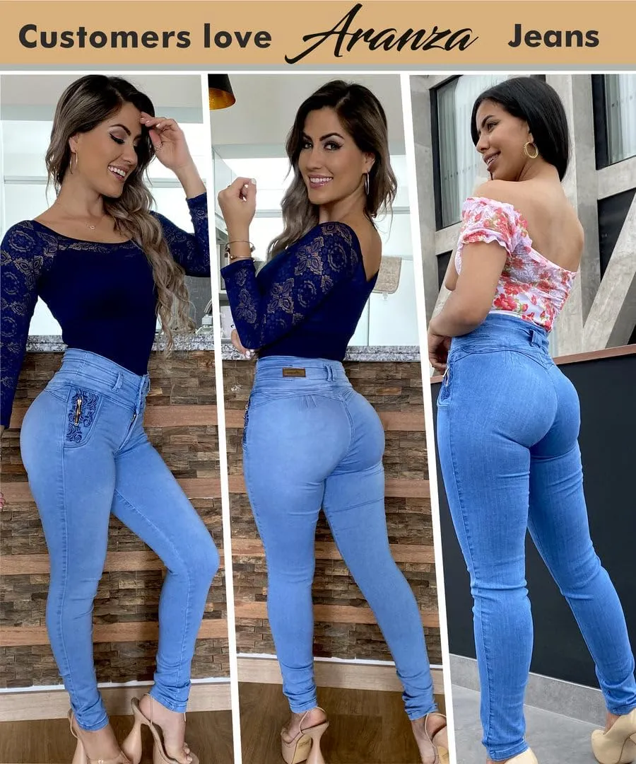 ARANZA Pantalones Colombianos Levanta Cola Butt Lifting Colombian Jeans