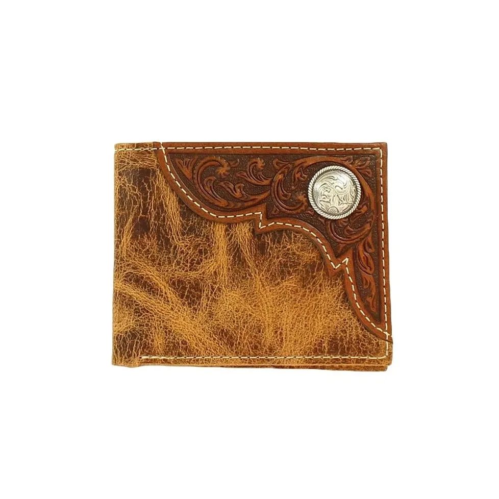 Ariat Men's Tooled Bifold Wallet