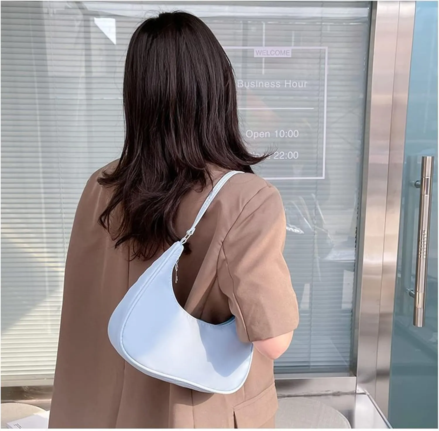 Armpit Purse Fashion Solid Color Shoulder Underarm Bags Purses Handbags Elegant Hobo Bags for Women