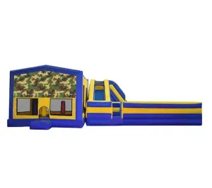 Army - Camouflage Obstacle Mega Combo Jumping Castle