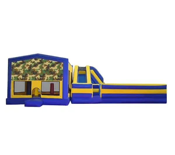 Army - Camouflage Obstacle Mega Combo Jumping Castle