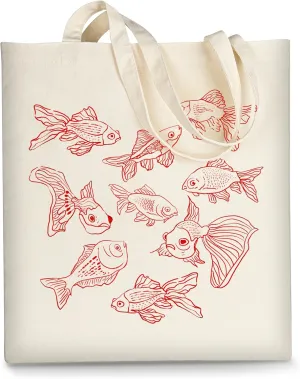 AUSVKAI Canvas Tote Bag Aesthetic for Women, Cute Reusable Cloth Cotton Bags for college Shopping Beach Grocery Trendy Gifts