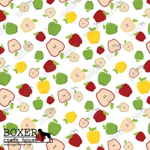 Autumn Harvest - Apples White