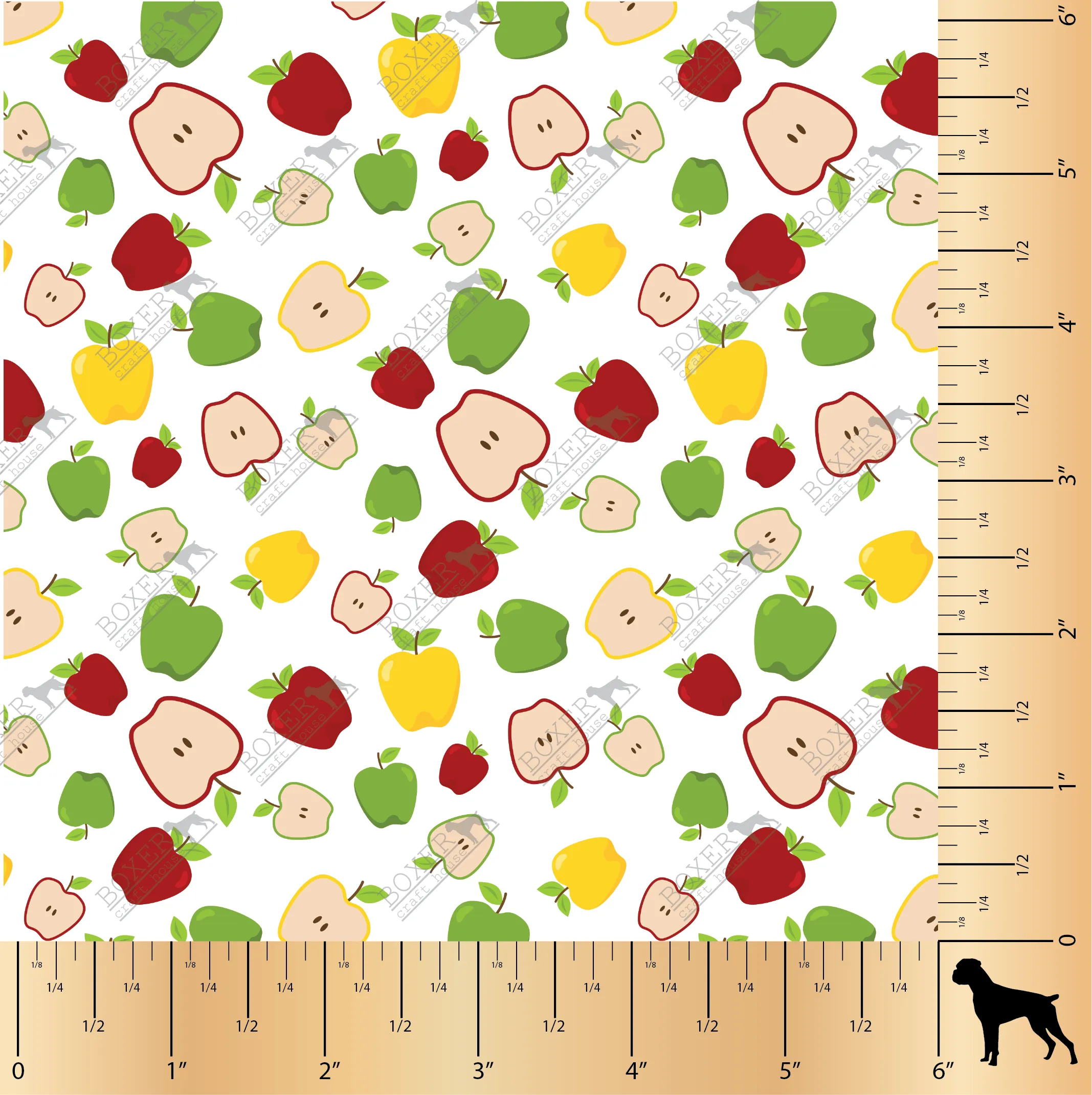 Autumn Harvest - Apples White