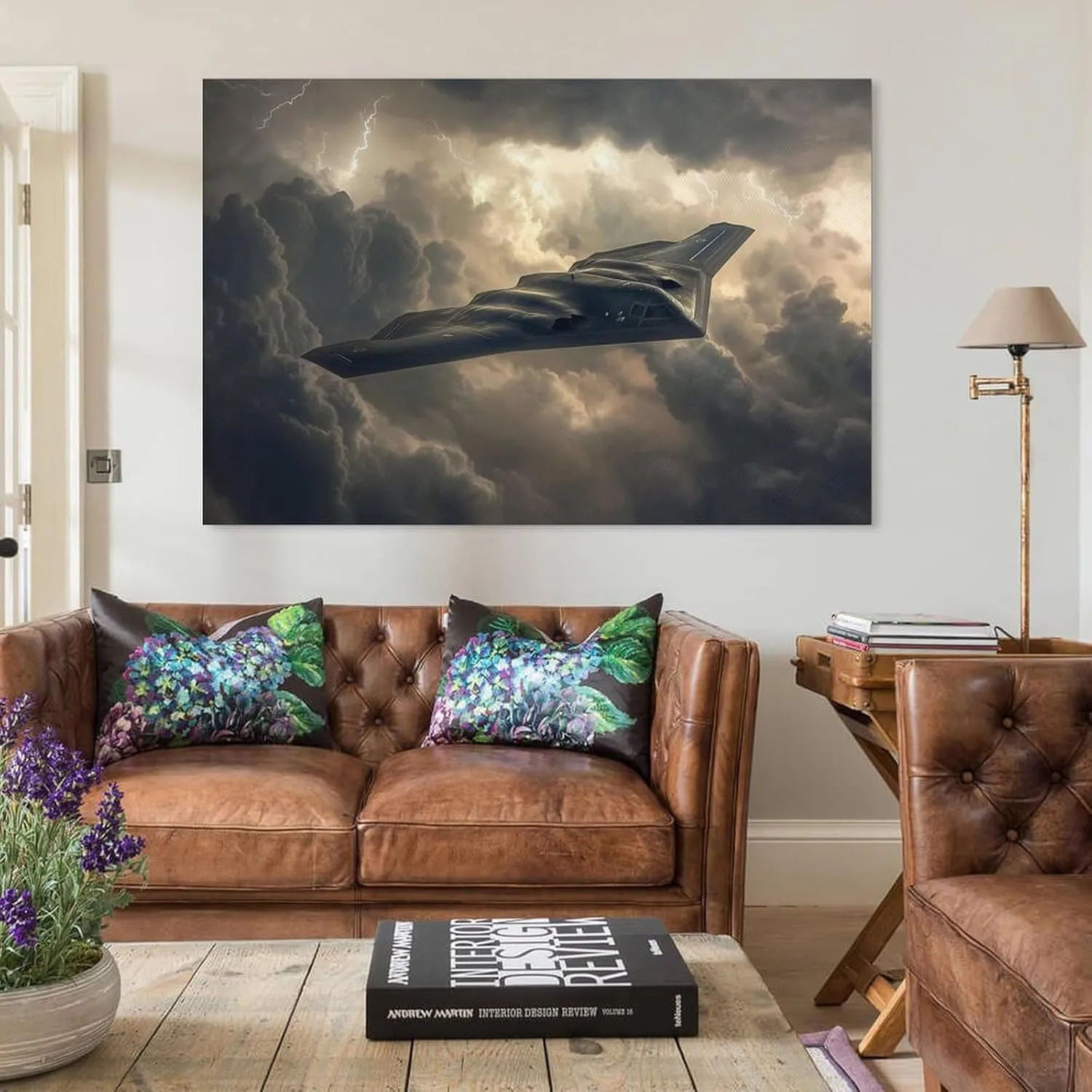 Aviation Wall Decor Northrop-Grumman B-2 Spirit Bomber Art Print Poster (15) Art Poster Canvas Painting Decor Wall Print Photo Home Modern Decorative Posters Framed/Unframed 20x30inch(50x75cm)