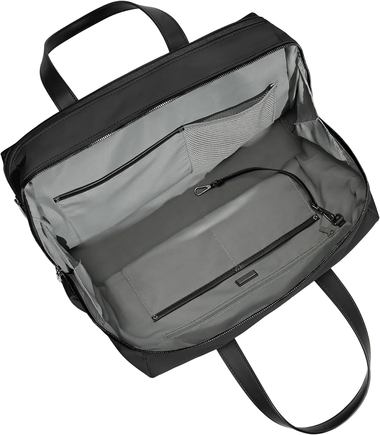 Away Everywhere Duffle Bag, Water Repellent Travel Bag, Padded Laptop Sleeve, Gym & Weekender Bag, Large Duffle for Travel,Jet Black