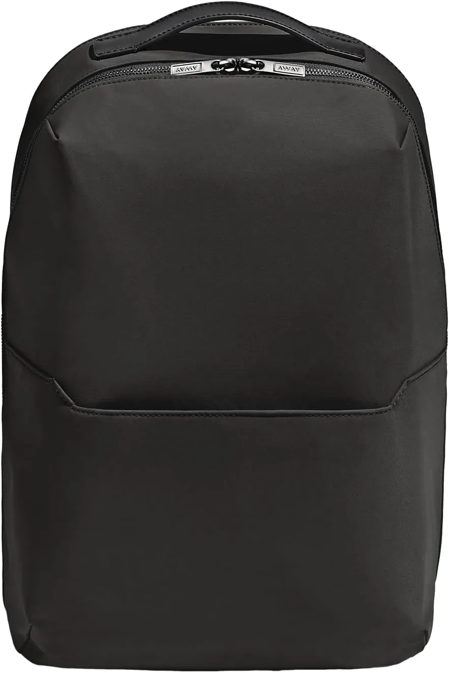 Away Everywhere Zip Backpack, Travel Backpack with Laptop Sleeve, Lightweight & Durable, Travel Essentials, Jet Black