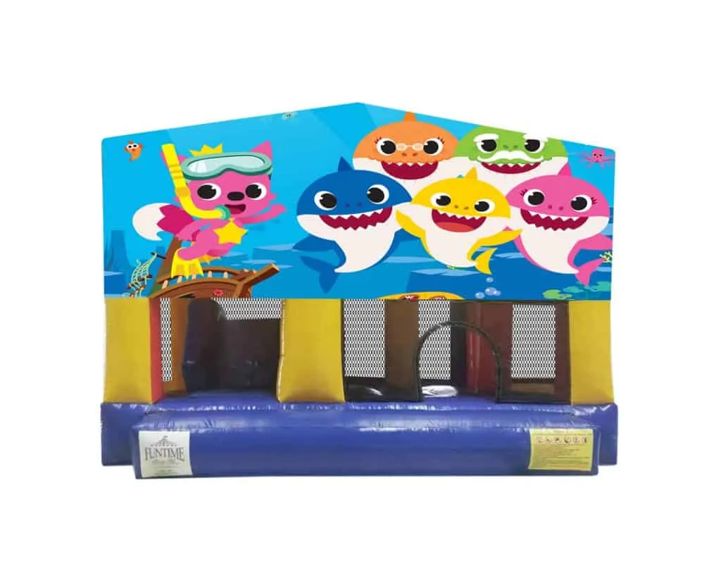 Baby Shark Small Slide Jumping Castle