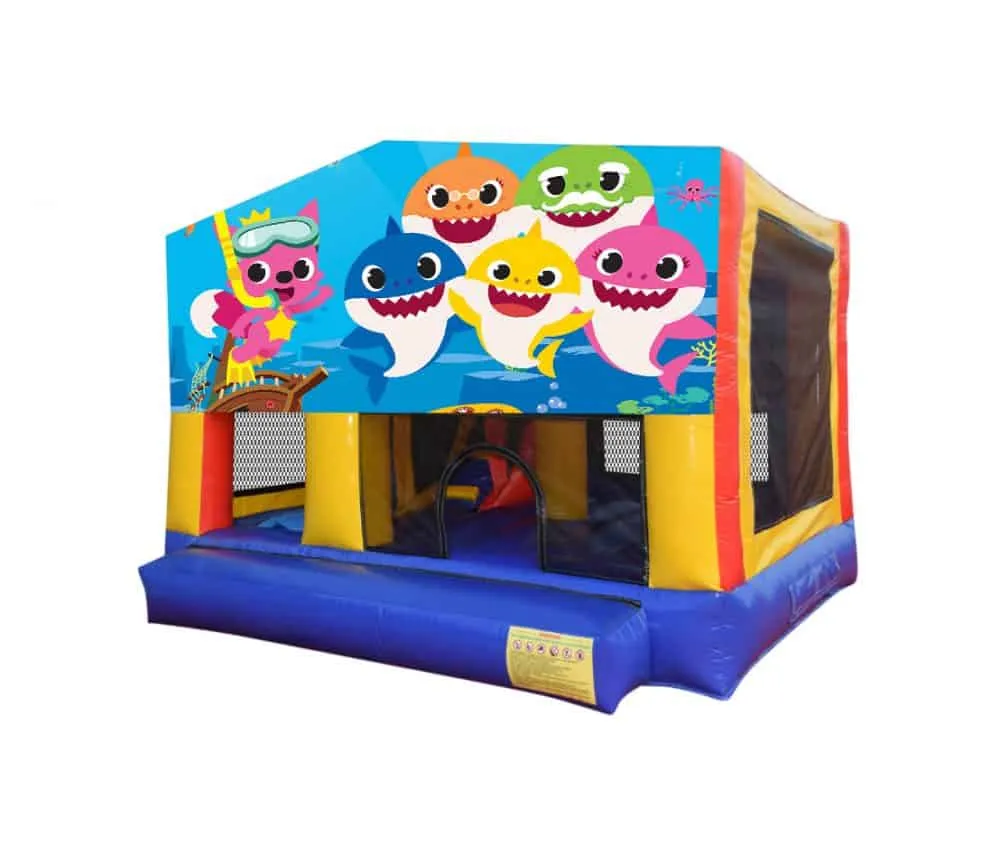 Baby Shark Small Slide Jumping Castle