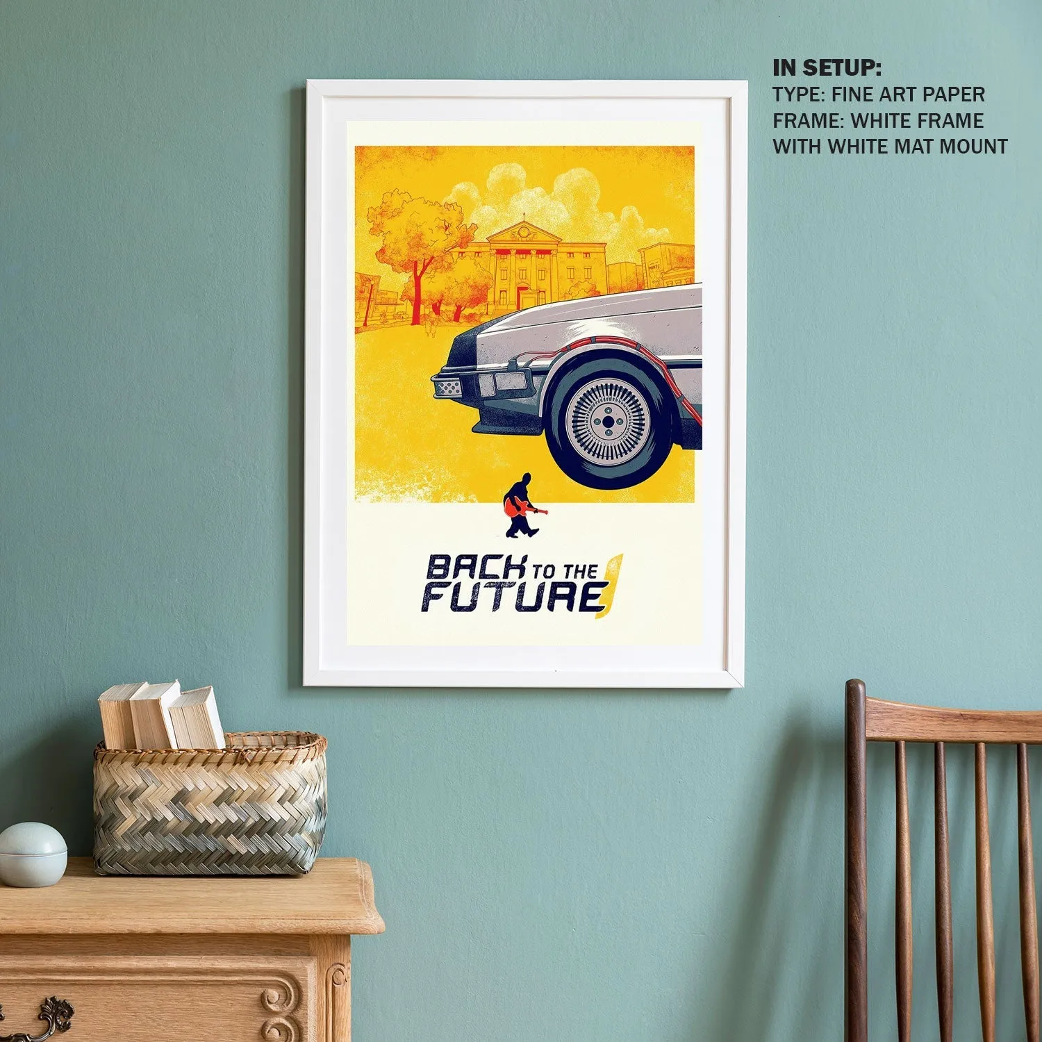 Back to the Future (1985) Movie Poster Art