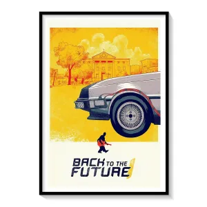 Back to the Future (1985) Movie Poster Art