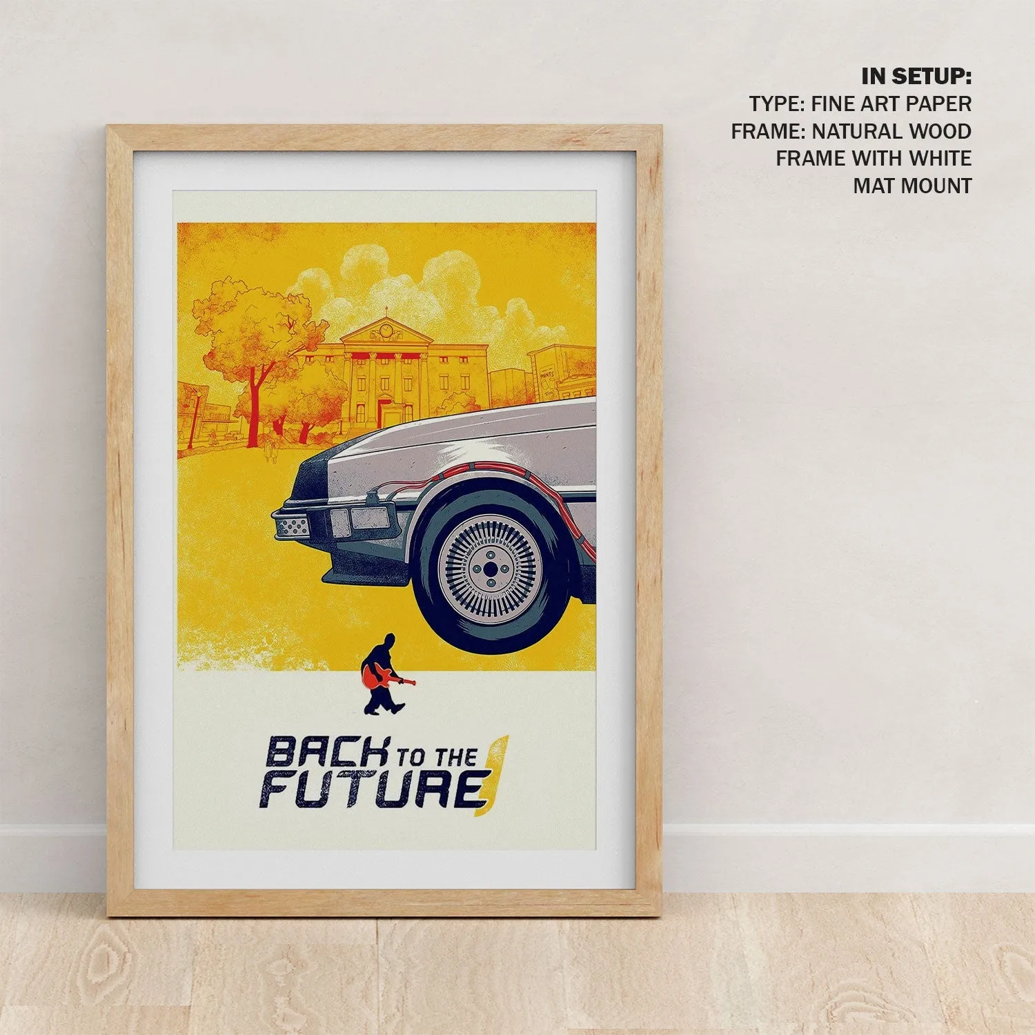 Back to the Future (1985) Movie Poster Art
