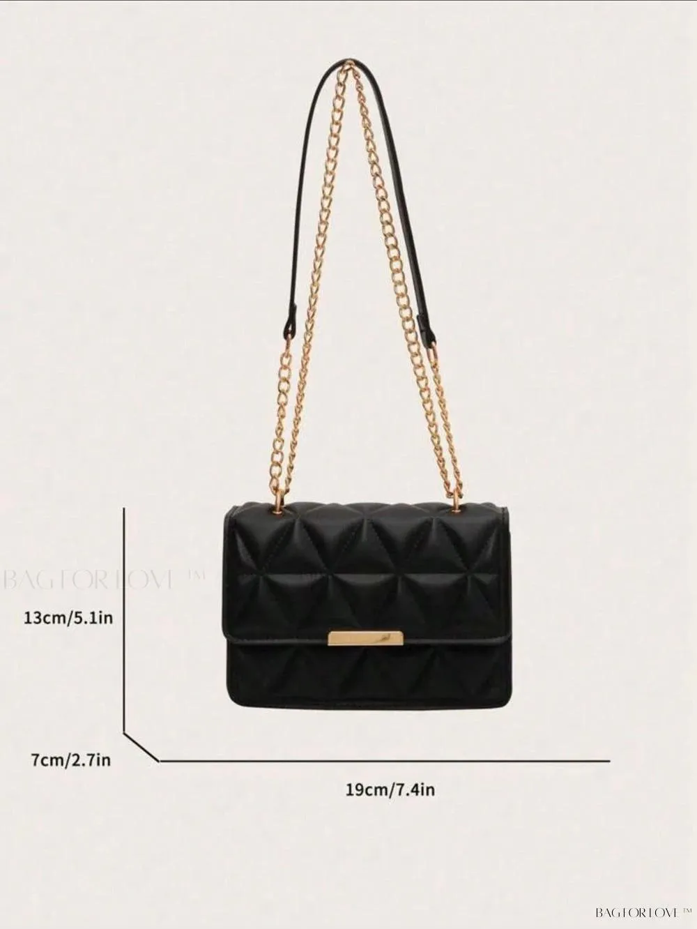 BagForLove - Fashionable Solid Color Pressed Texture Clutch
