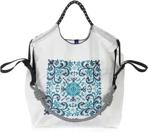 Ball&Chain Embroidery Tote Bag Women Work Bags Crossbody Bag Purse for Women Travel Bags Handbags Everyday Bag