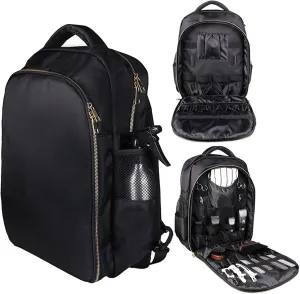 Barber Travel Bag Large Barber Supplies Bag Traveling Hairdresser Organizer for Clippers and Supplies Portable Hairstylist Clipper Backpack Shop Hair Cutting Tools Storage