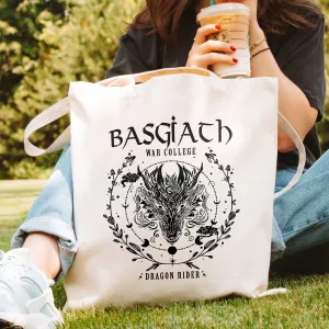 Basgiath Dragon Rider Tote Bag – Fourth Wing Aesthetic