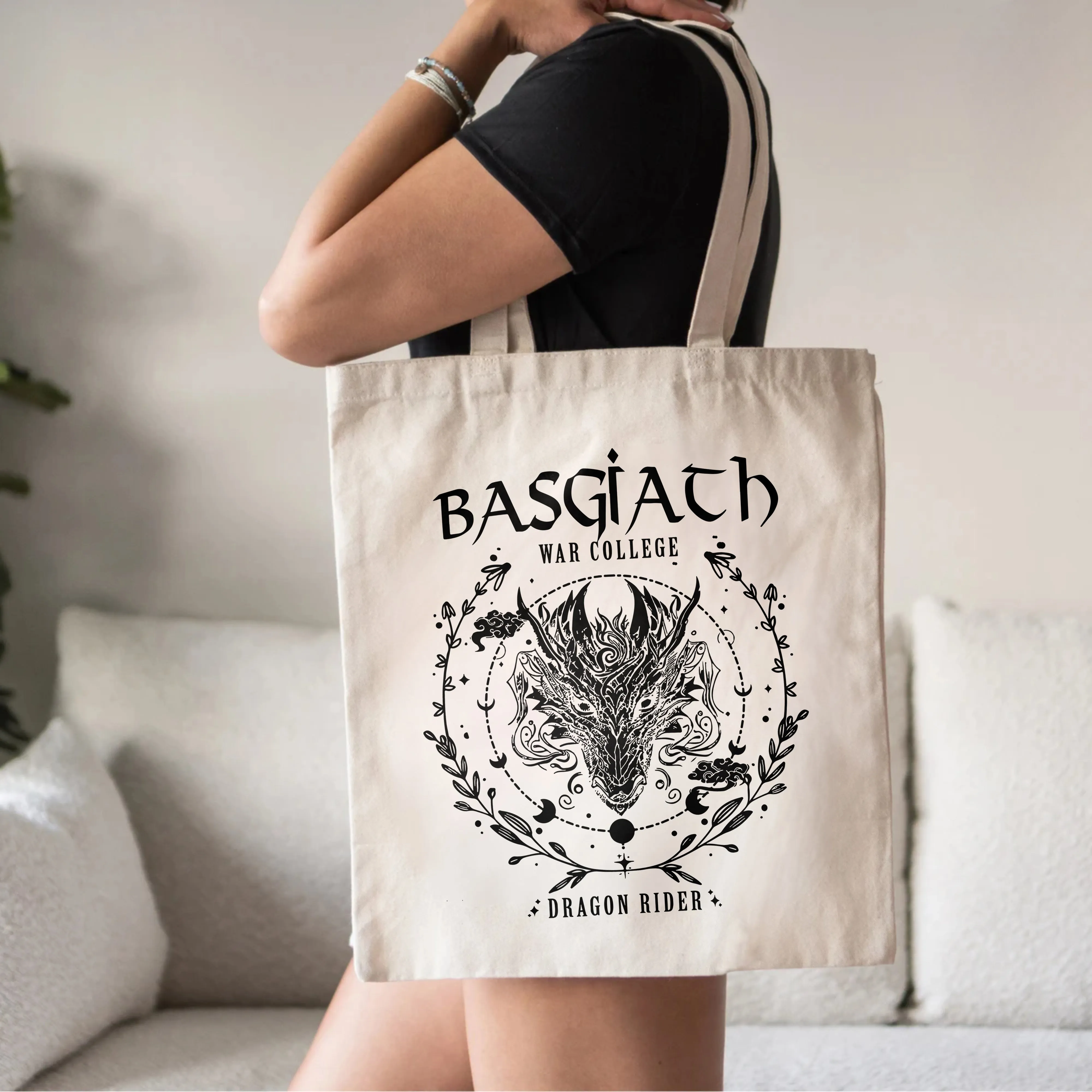 Basgiath Dragon Rider Tote Bag – Fourth Wing Aesthetic
