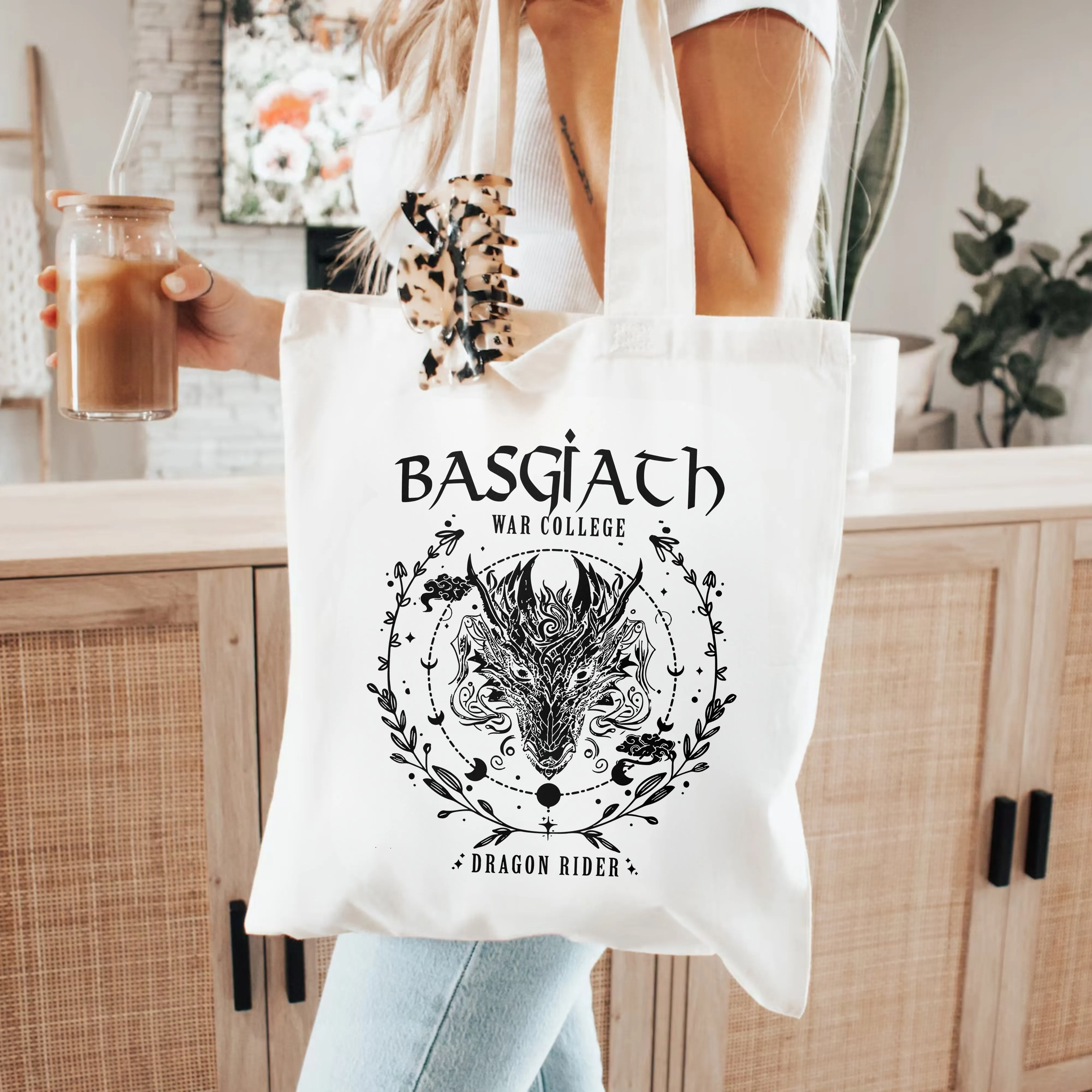 Basgiath Dragon Rider Tote Bag – Fourth Wing Aesthetic