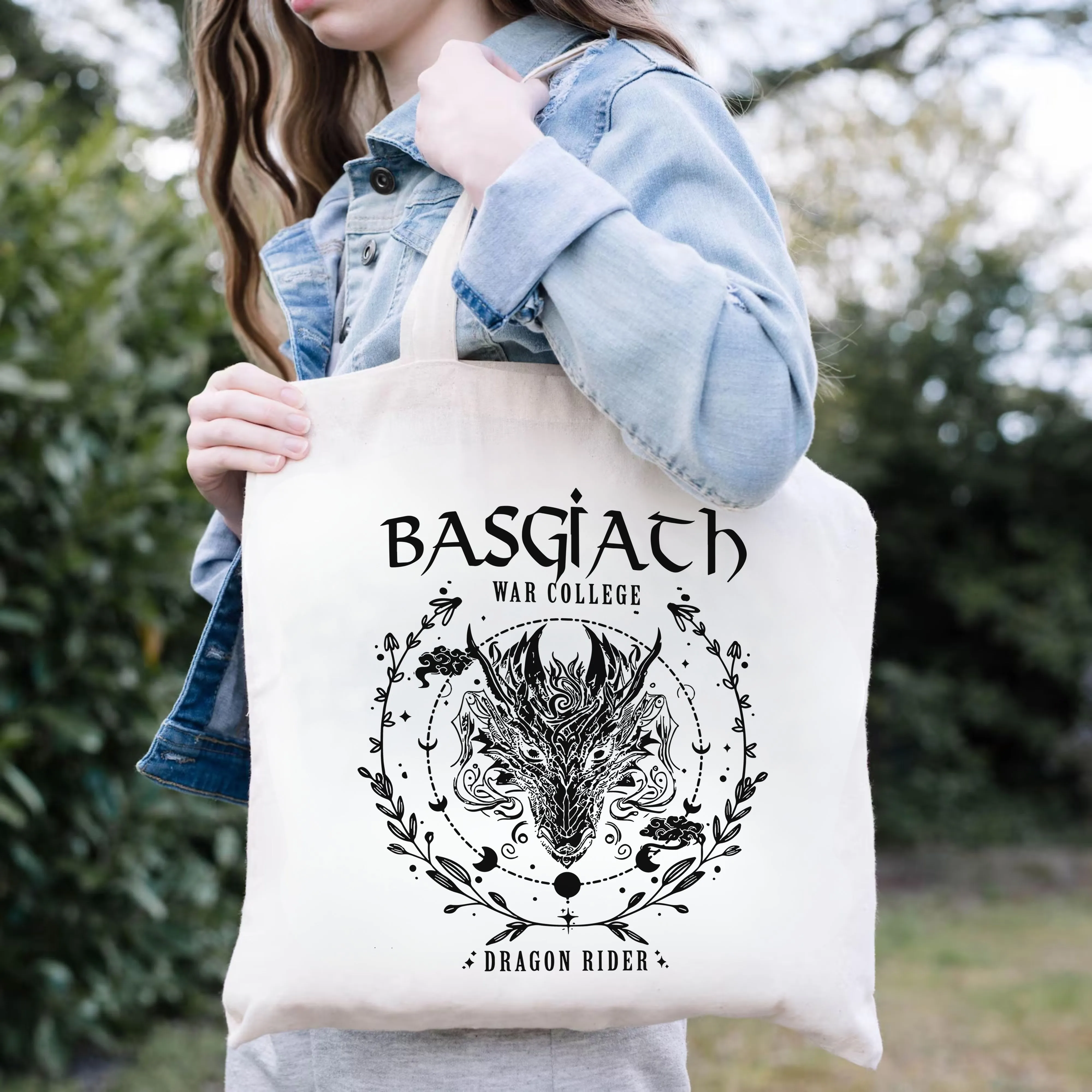 Basgiath Dragon Rider Tote Bag – Fourth Wing Aesthetic